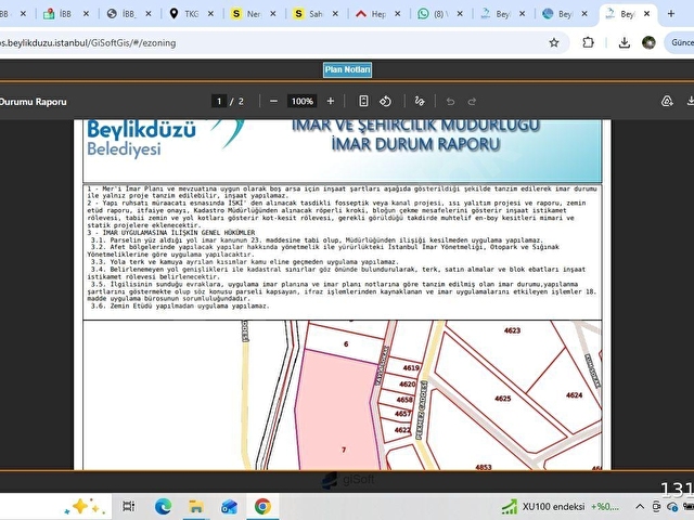 BEYLİKDÜZÜ GÜRPINARDA 168 M2 DENİZ MANZARALI ARSA - Görsel 11