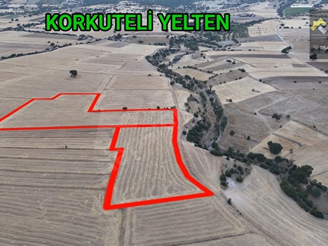 KORKUTELİ YELTENDE SATILIK 2 ADET TARLA - Görsel 7