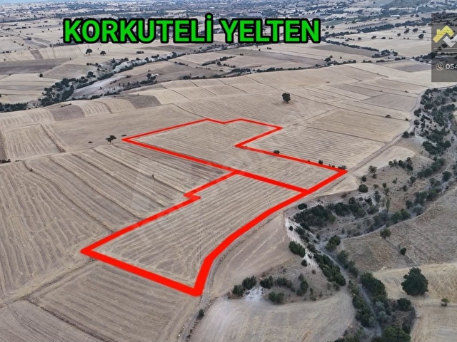 KORKUTELİ YELTENDE SATILIK 2 ADET TARLA - Görsel 8