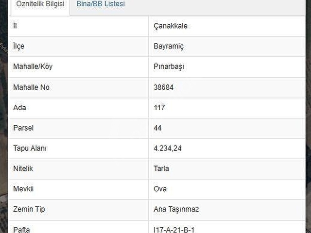 SATILIK DÜZ TARLA - PINARBAŞI KÖYÜ-ÇANAKKALE-BAYRAMİÇ - Görsel 4