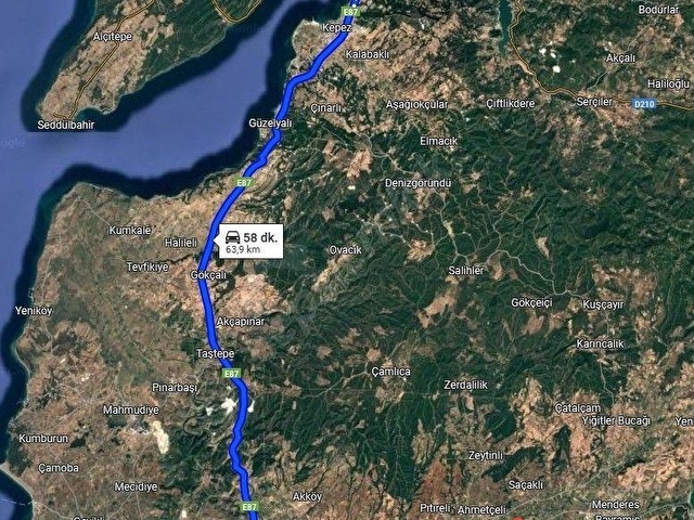 SATILIK DÜZ TARLA - PINARBAŞI KÖYÜ-ÇANAKKALE-BAYRAMİÇ - Görsel 10