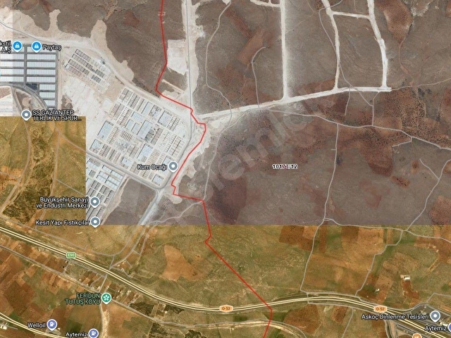 YENİ HAL KARŞISI 40 METRELİK YOLA CEPHE 1000 M² TİCARİ ARSA - Görsel 2