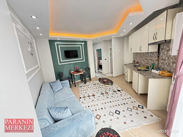 YENİ BİNA FULL SIFIR EŞYALI 1.KAT FERAH 32BİN KİRACILI LÜKS 1+1 - Görsel 3