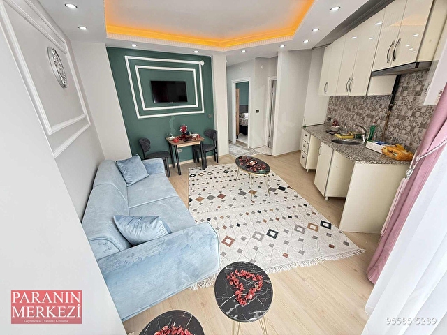 YENİ BİNA FULL SIFIR EŞYALI 1.KAT FERAH 32BİN KİRACILI LÜKS 1+1 - Görsel 5