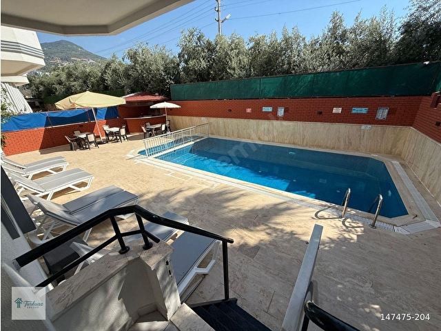ALANYA KLEOPATRADA 1+1 EŞYALI HAVUZLU SİTEDE SATILIK DAİRE - Görsel 13