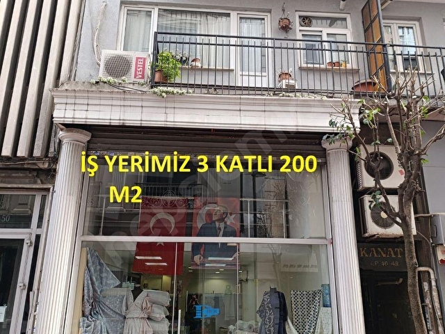 ŞİŞLİ ABİDEİ HÜRRÜYET CADDESİNDE HER SEKTÖRE  UYGUN 3 KATLI NET 200 M2 İŞ YERİ