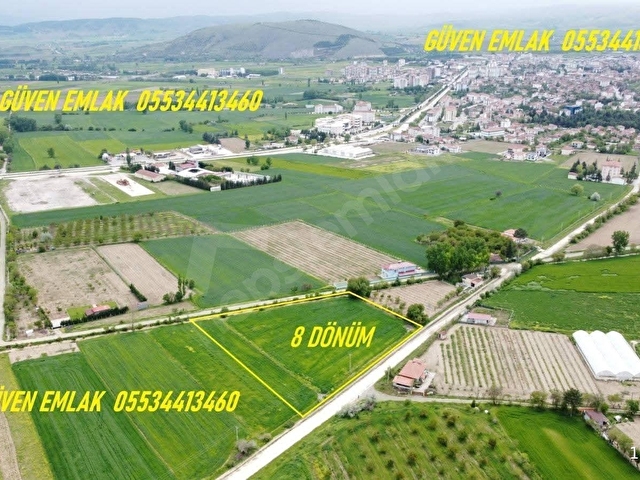 GÜVEN EMLAKTAN SATILIK İMARA YAKIN 8 DÖNÜM ARAZİ - Görsel 2