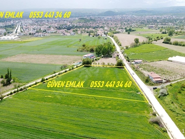 GÜVEN EMLAKTAN SATILIK İMARA YAKIN 8 DÖNÜM ARAZİ - Görsel 8