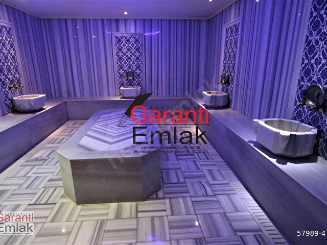 ZONGULDAK GARANTİ EMLAKTAN SOSYAL YAŞAM ALANLI MERLIFE GOLD REZİDANSTA ARA KAT 1+1 KİRALIK DAİRE - Görsel 26