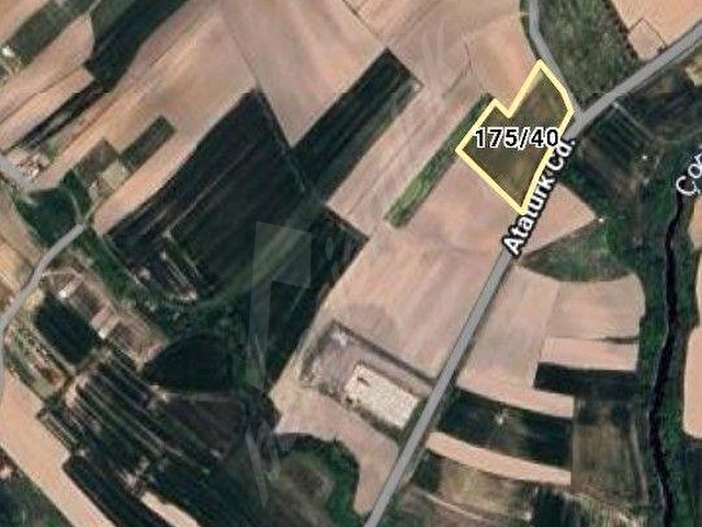  ERGENE YULAFLI MAHALLESİSATILIK TARLA – 6.720 m²Ana Asfalt Caddeye 105 Metre Cepheli  Köşe parsel - Görsel 7