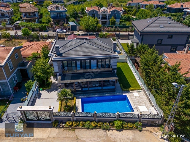 ŞİLE KUMBABADA SATILIK HAVUZLU MÜSTAKİL 5+1 EŞYALI LÜKS VİLLA