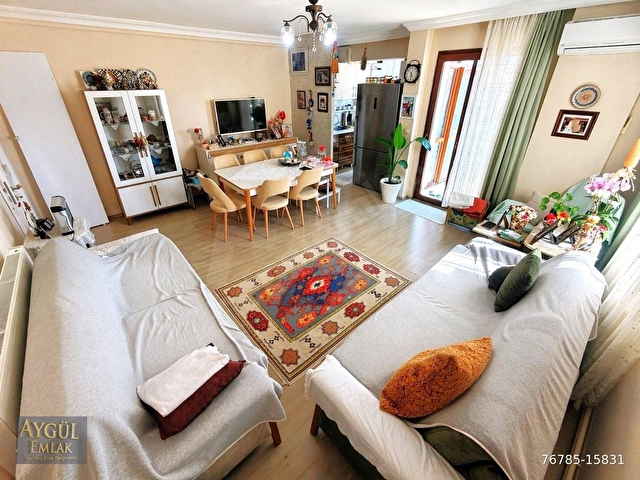 AKÇAYDA AYGÜLDEN ÖN CEPHE DOĞALGAZLI HEMEN OTURUMA HAZIR GENİŞ BALKONLU ASANSÖRLÜ 2+1SATILIK DAİRE - Görsel 2