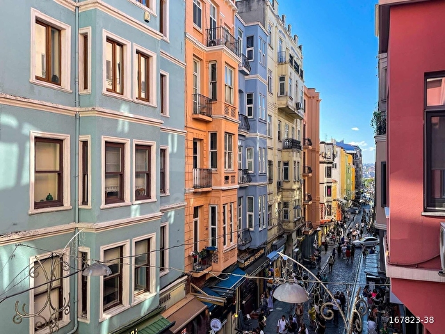 Beyoğlu Galatada Full Eşyalı Geniş 1+1 Kiralık Daire - Görsel 19