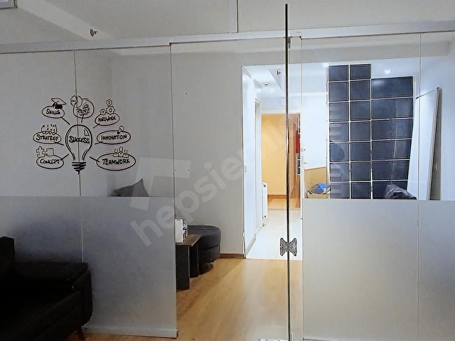 Papatya Residence 2de Kısmi Eşyalı Ofise uygun Stüdyo Daire