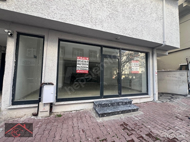 Yenibosna Zafer mahallesinde yeni binada kiralık dükkan işyeri ofis yeni bina