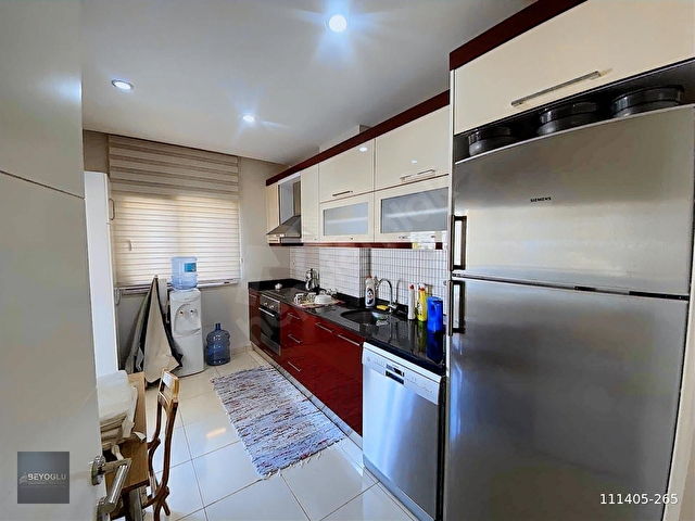 ALANYA GÜLLERPINARINDA 2+1 EŞYALI ASANSÖR, OTOPARK DENİZE 100mt - Görsel 14
