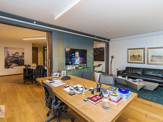 ZORLU CENTERDA GENİŞ TERASLI BOĞAZ MANZARALI LÜKS OFİS KATI - Görsel 13