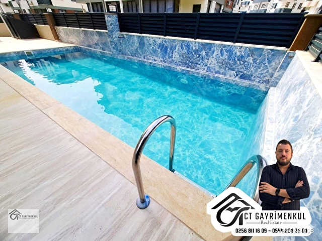 DİDİMDE SATILIK 1+1 ORTA KAT HAVUZLU ASANSÖRLÜ SIFIR DAİRE - Görsel 2