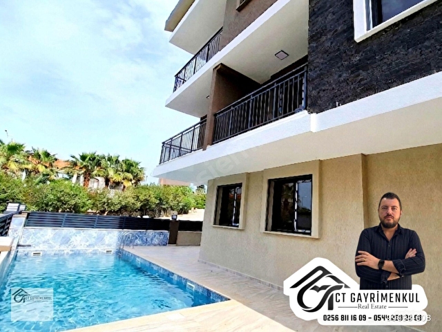 DİDİMDE SATILIK 1+1 ORTA KAT HAVUZLU ASANSÖRLÜ SIFIR DAİRE