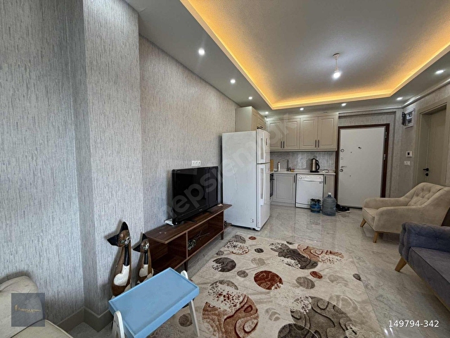 FUL EŞYALI 25 BİN KİRA GETİRİLİ ARA KAT ULTRA LÜKS 1+1 SATILIK - Görsel 13