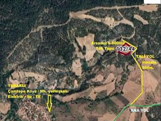 5600m2 TEKTAPU arsa spot - Görsel 7