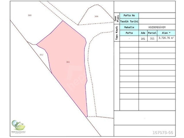 🚨 KOZDEREGÜVEMDE 3.726 M² RESMİ YOLLU MANZARALI HARİKA TARLA 🚨 - Görsel 4
