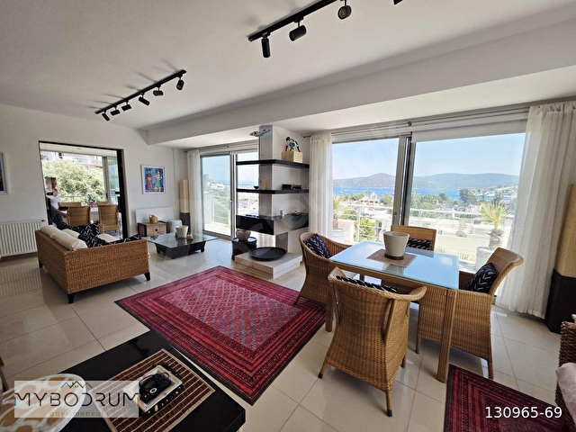 Bodrum Türkbükünde Muhteşem Manzaralı Satılık 2+1 Penthouse Daire