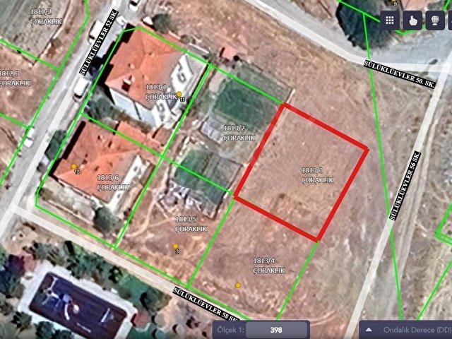 YILDIRIM EMLAKTAN 450m2 BAHÇELİEVLERDE KÖŞE BAŞI SATILIK ARSA - Görsel 2