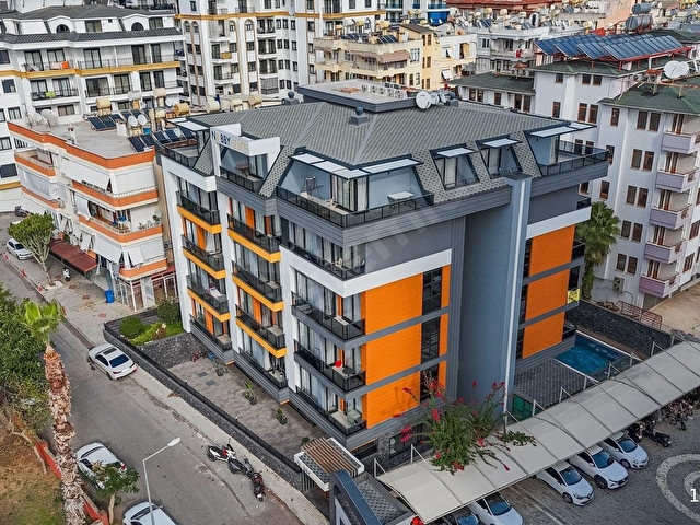 ALANYA GÜLLERPINARI MAH. DENİZE SADECE 450M 1+1 YENİ DAİRE - Görsel 6