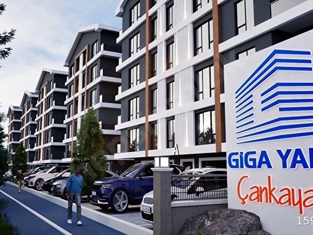 YAPIMI DEVAM EDEN GIGA ÇANKAYADA 3.KATTA 2+1 SIFIR DAİRE
