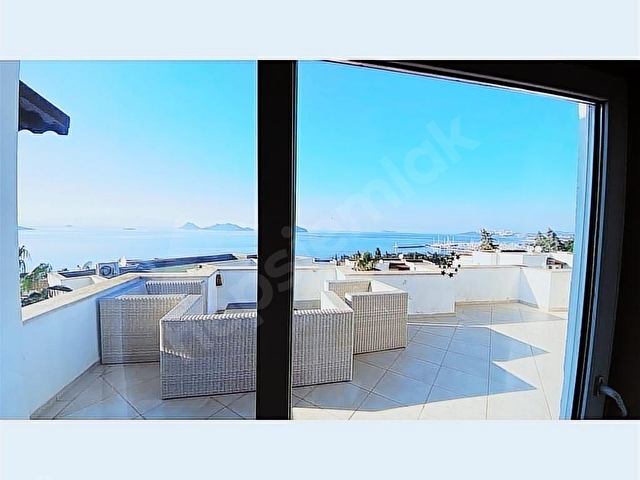 Bodrum Turgutreis Satılık 4+1 145 m2 Daire Eşyalı Manzaralı - Görsel 16