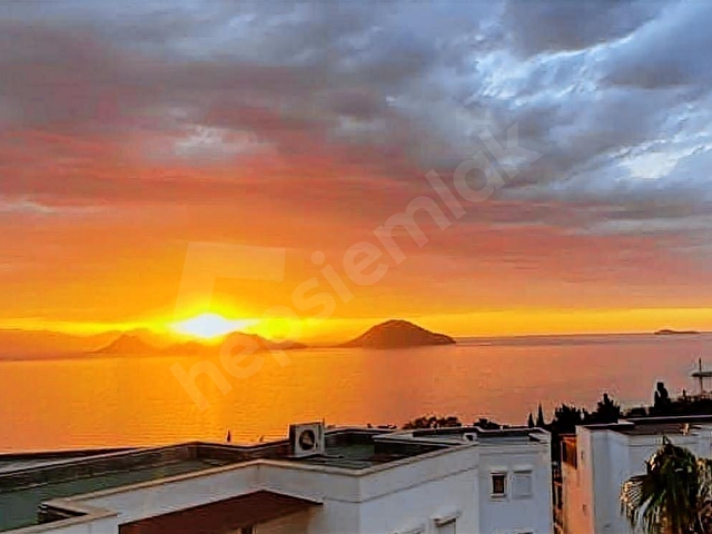 Bodrum Turgutreis Satılık 4+1 145 m2 Daire Eşyalı Manzaralı - Görsel 12