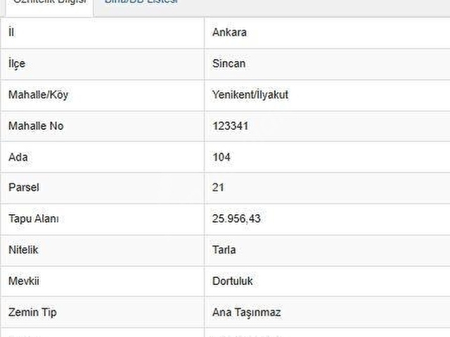 KAPLAN İNŞAAT & GAYRİMENKULDE SİNCAN YENİKENK İLYAKUTTA SATILIK - Görsel 7