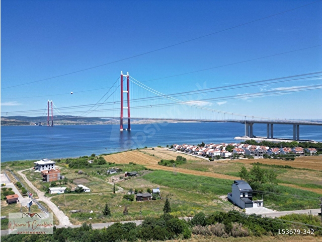 Çanakkale Lapseki Boğaz ve 1915 Çanakkale Köprü Manzaralı İmarlı Arsalar - Görsel 5