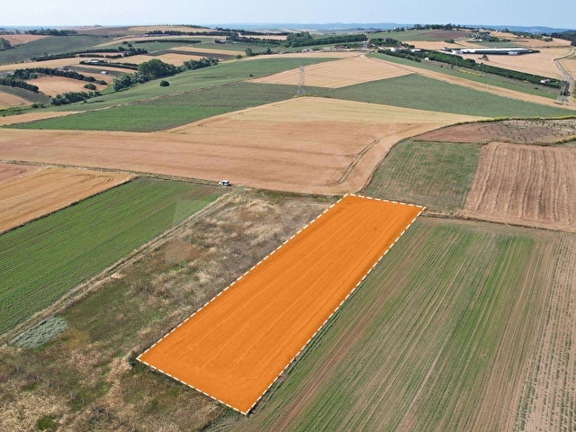 ÇATALCA ELBASANDA 2.665 M2 TEK TAPU SATILIK ARSA - Görsel 5