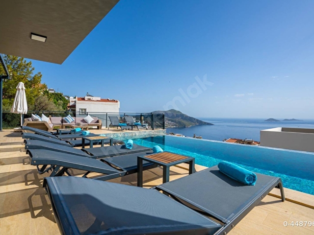 Günlük Kiralık 5 Odalı Villa - Antalya Kaş Kalkan Mahallesi - 10 Kişi Kapasiteli - Görsel 3
