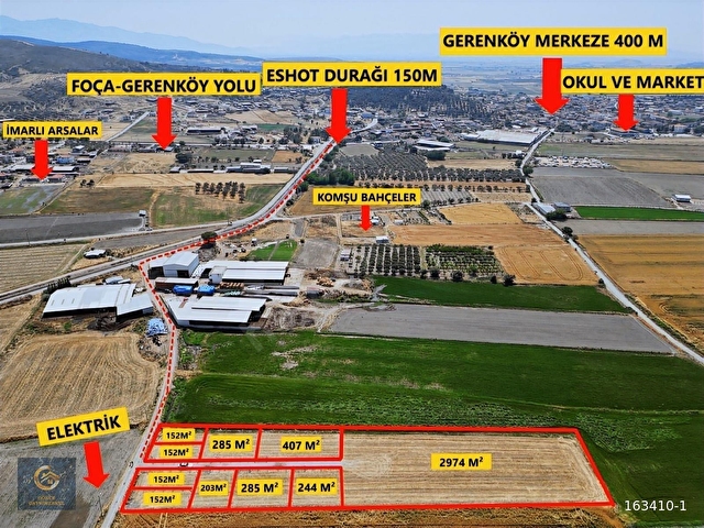 FOÇA GERENKÖY ÜN EN DEĞERLİ YERİ ACİL SATILIK
