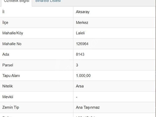 AKSARAY LALELİDE 1000 METREKARE SATILIK İMARLI ARSA - Görsel 7