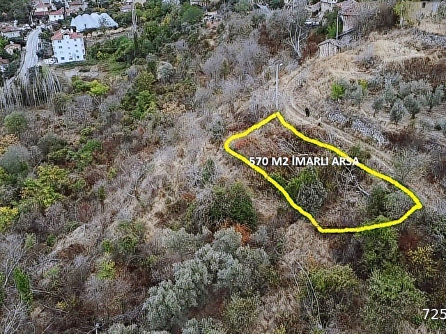 BİLECİKİN EN BÜYÜK KÖYÜNDE 570 M2,%40 İMARLI VE MANZARALI ARSA - Görsel 5