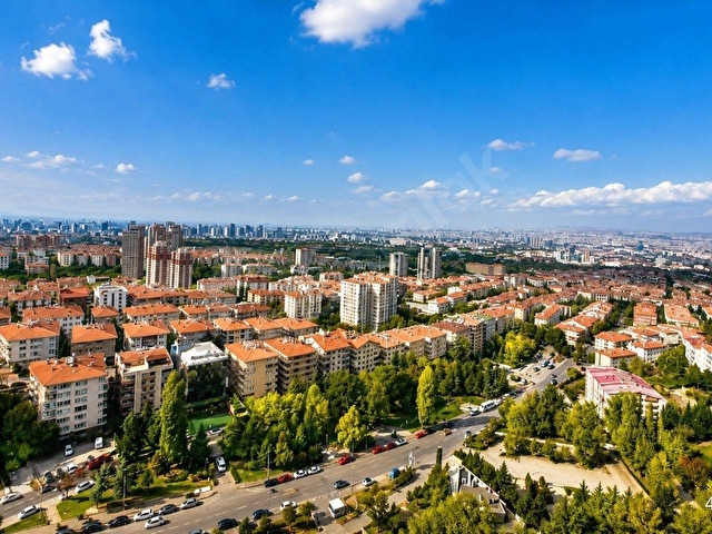 ÇANKAYA PORTAKAL ÇIÇEĞİ VADI APARTMANI’NDA ŞEHIR MANZARALI 3,5+1 KIRALIK DAIRE - Görsel 3