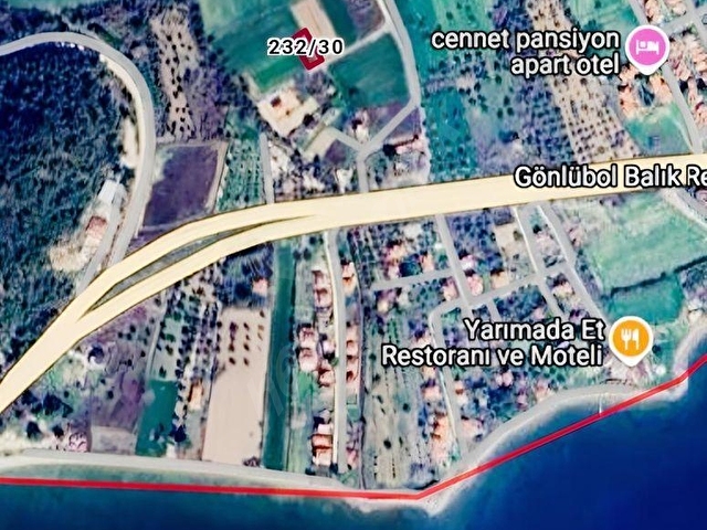 Çanakkale 507 m2 villa imarlı satılık arsa
