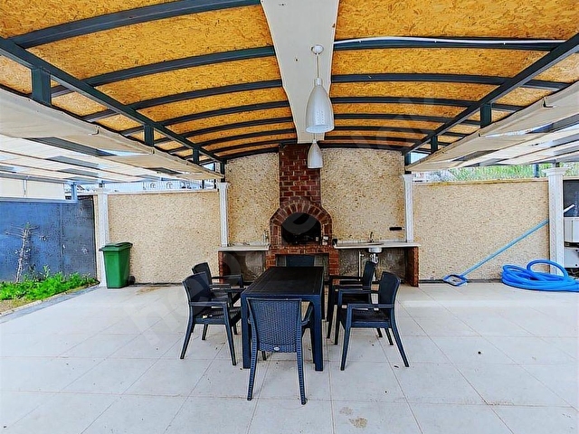 OBAda LÜKS SİTEDE İKAMETE UYGUN 1+1 / AVALIABLE FOR RESIDENCY - Görsel 13