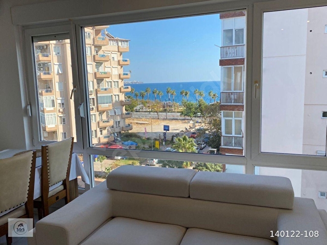 Konyaaltı kuşkavağında full deniz manzaralı 2+1 eşyalı daire - Görsel 2