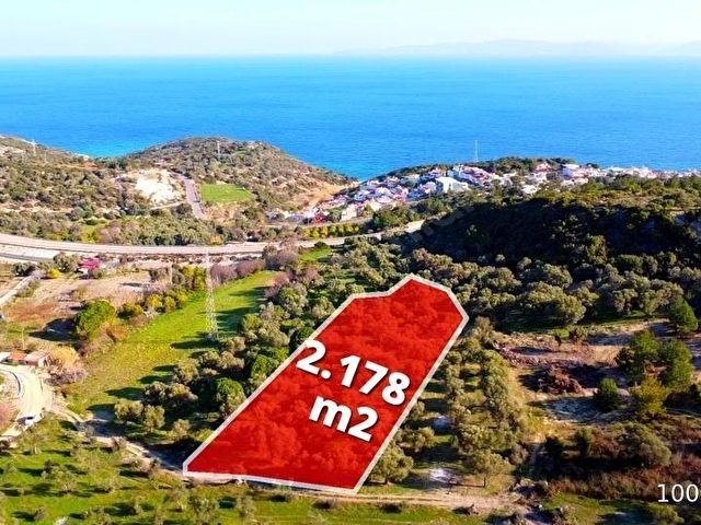 Karaburun Mordoğan Azmak Mevkiinde Deniz Manzaralı Tarla - Görsel 7