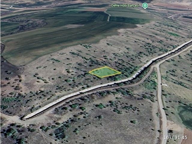 Kahramankazan Yakupdervişte 1017 m² Satılık Tarla
