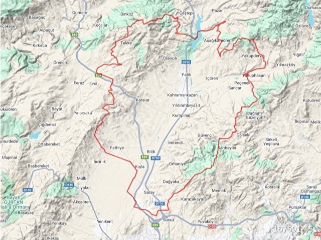 Kahramankazan Yakupdervişte 1017 m² Satılık Tarla - Görsel 4