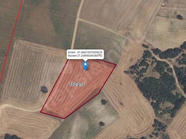 SATILIK LÜLEBURGAZ KIRIKKÖYDE 7.640 m² TEK TAPU YOLU VAR