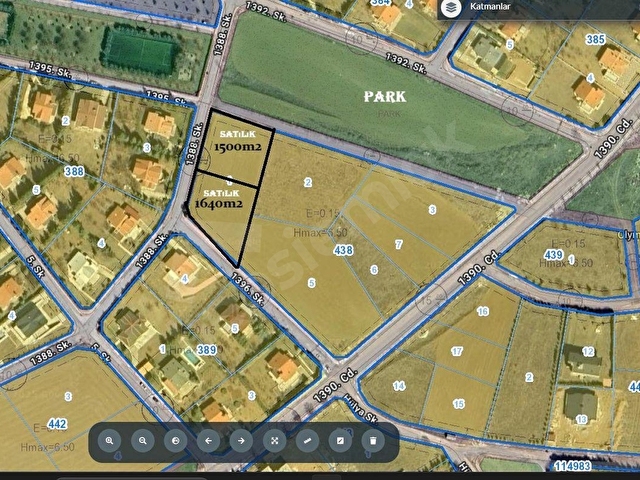 HACILAR MERKEZKENT SİTESİ BİTİŞİĞİ 1640M2 PARSEL SATILIKTIR - Görsel 3