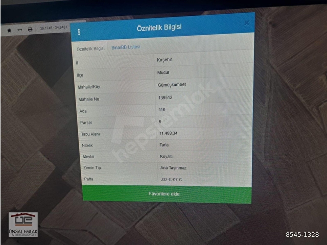 ÜNSAL EMLAK’TAN Mucur Gümüşkümbet Köyaltı Mevkii’nde 1. Sınıf Verimli Yatırımlık Tarla - Görsel 12