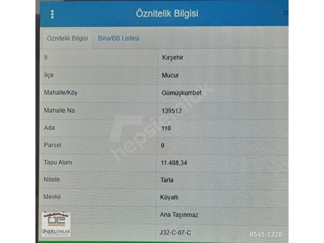 ÜNSAL EMLAK’TAN Mucur Gümüşkümbet Köyaltı Mevkii’nde 1. Sınıf Verimli Yatırımlık Tarla - Görsel 3